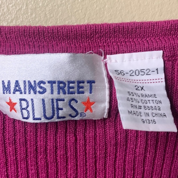 Hampshire Studio Women's Pink Sweater - Picture 2 of 4